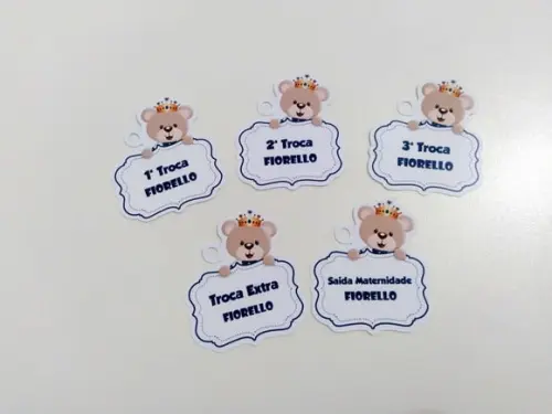 Tag Mala de Maternidade - Ursinho