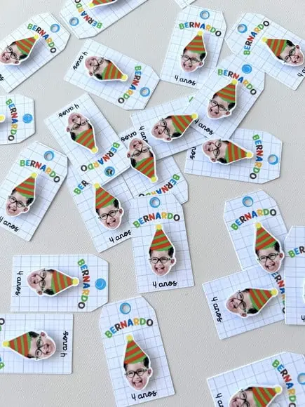 Tag Personalizada com Rostinho