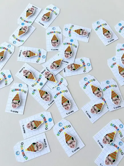 Tag Personalizada com Rostinho