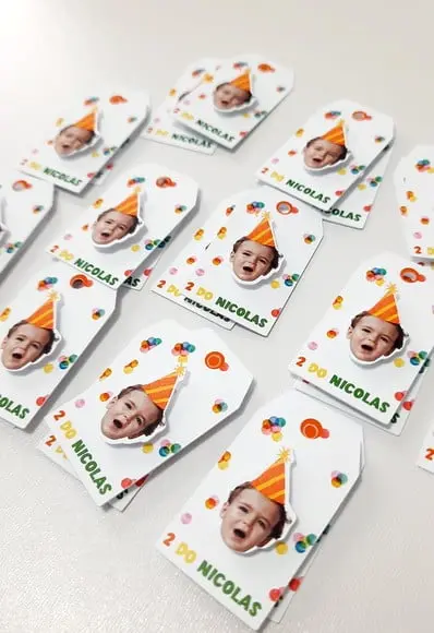 Tag Personalizada com Rostinho