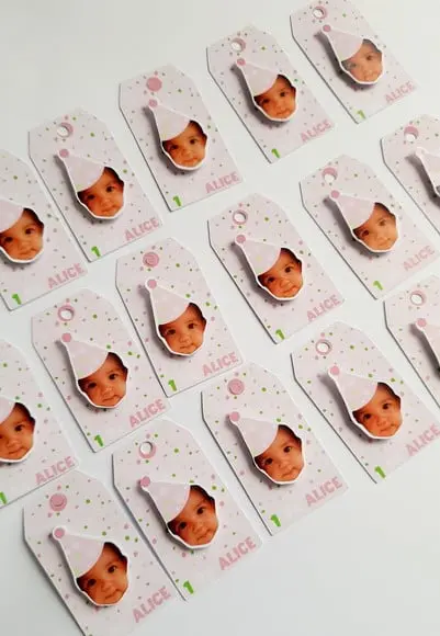 Tag Personalizada com Rostinho