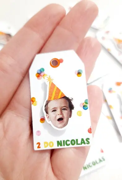 Tag Personalizada com Rostinho