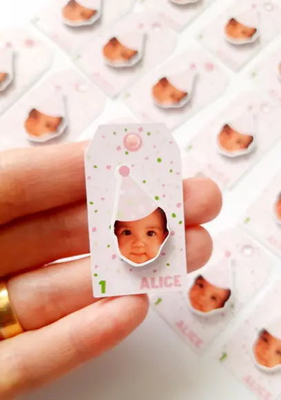 Tag Personalizada com Rostinho
