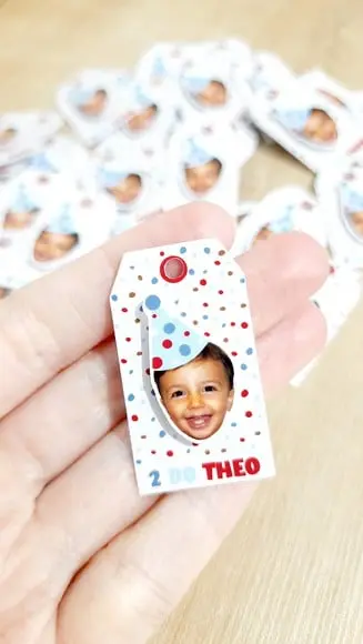 Tag Personalizada com Rostinho