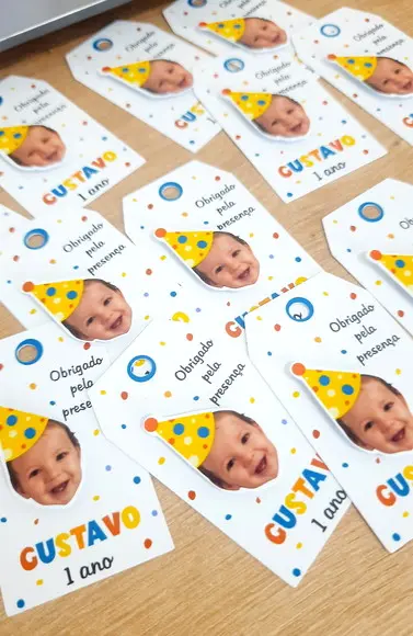Tag Personalizada com Rostinho
