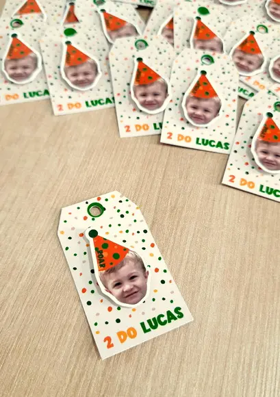 Tag Personalizada com Rostinho