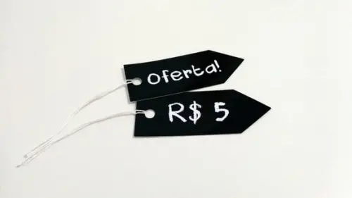 Tag preço - Quitandinha