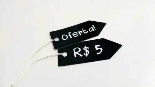 Tag preço - Quitandinha