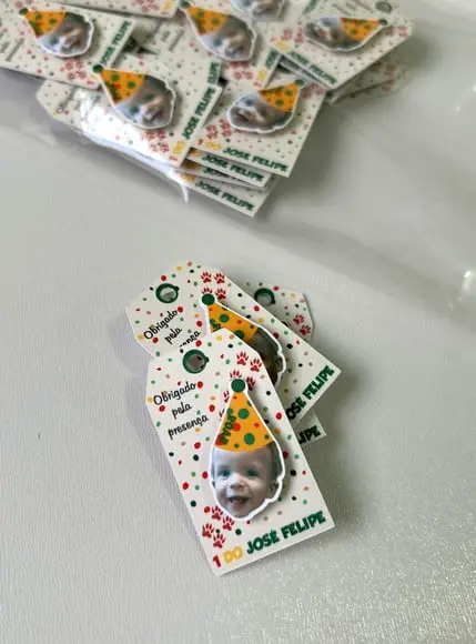 Tag Personalizada com Rostinho Safari
