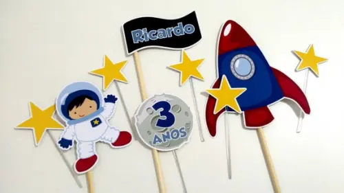 Topo de Bolo - Astronauta