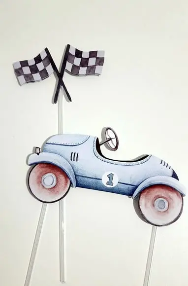Topo de Bolo - Carro Antigo