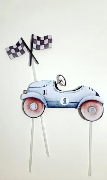 Topo de Bolo - Carro Antigo