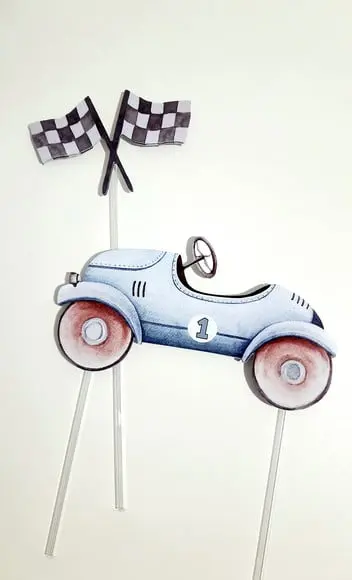 Topo de Bolo - Carro Antigo