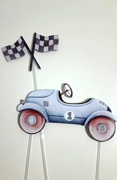 Topo de Bolo - Carro Antigo