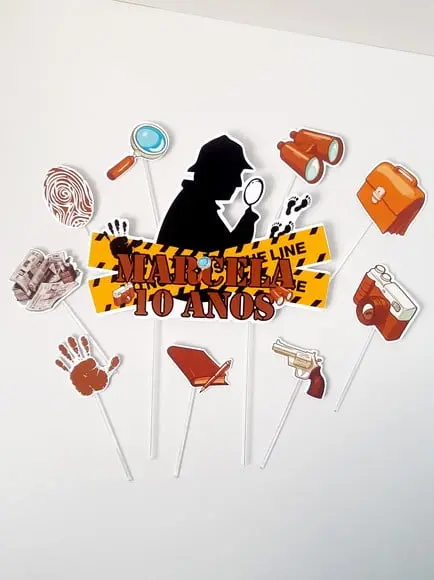 Topo de Bolo - Detetive Sherlock Holmes
