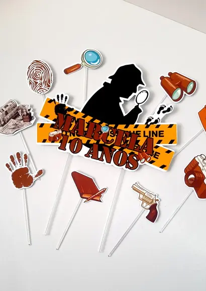 Topo de Bolo - Detetive Sherlock Holmes