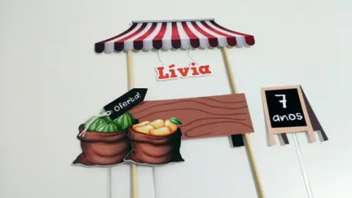 Topo de Bolo - Feirinha