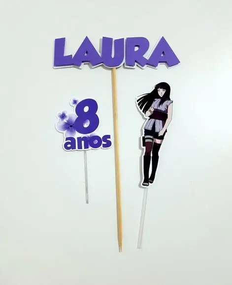 Topo de Bolo - Hinata Hyuga