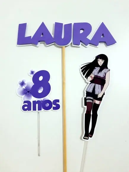 Topo de Bolo - Hinata Hyuga