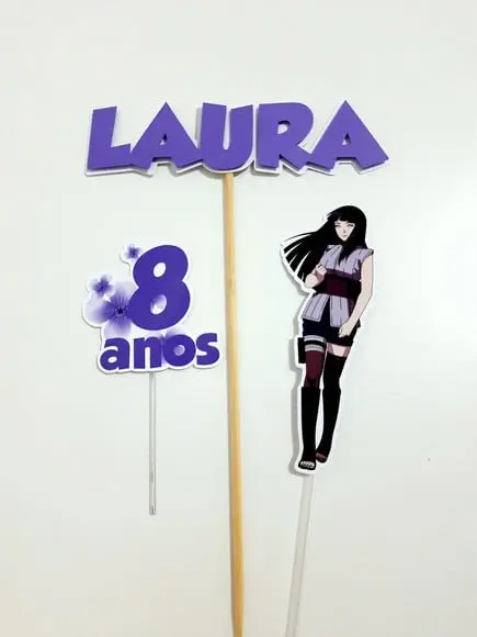 Topo de Bolo - Hinata Hyuga