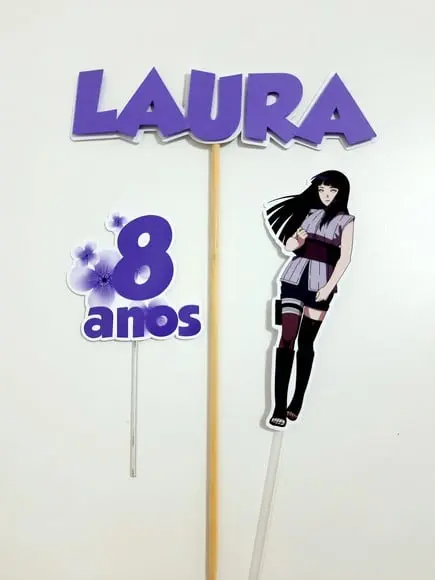 Topo de Bolo - Hinata Hyuga