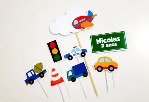 Topo de Bolo - Meios de Transporte