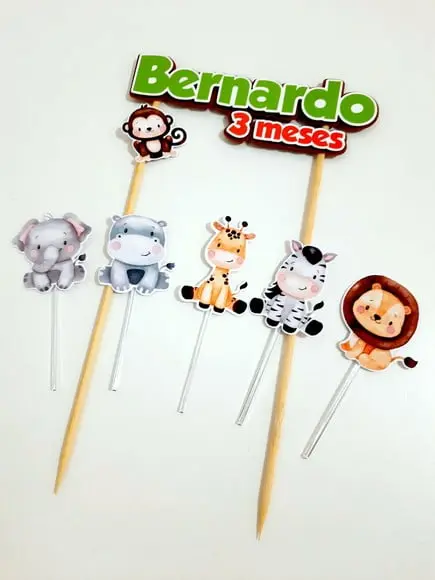 Topo de Bolo - Safari