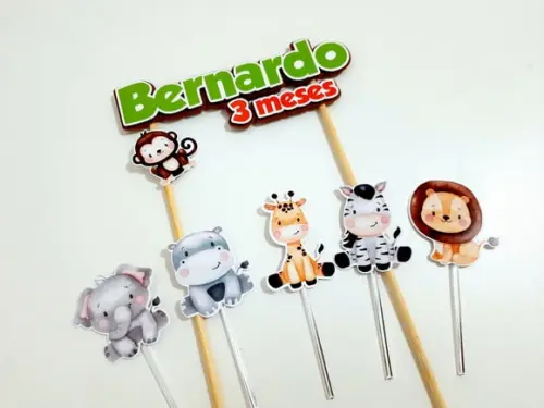 Topo de Bolo - Safari