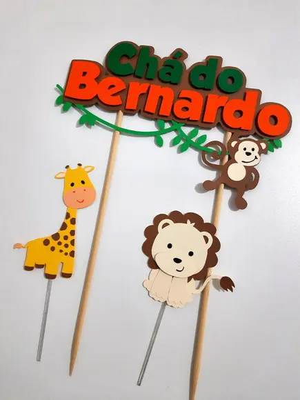 Topo de Bolo - Safari