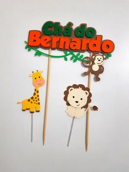 Topo de Bolo - Safari
