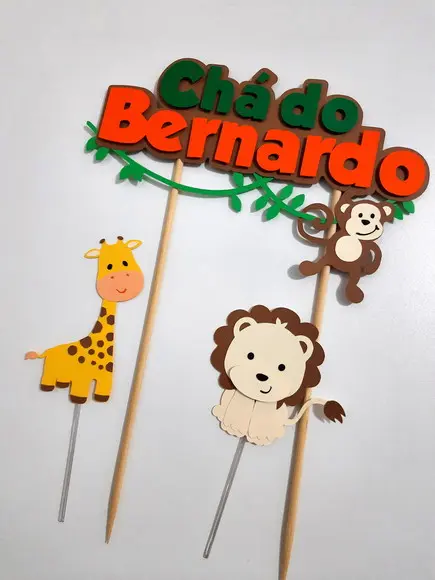 Topo de Bolo - Safari