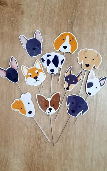 Topper - Cachorrinhos