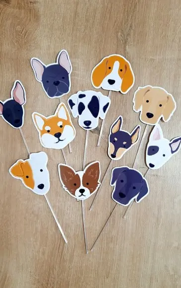 Topper - Cachorrinhos