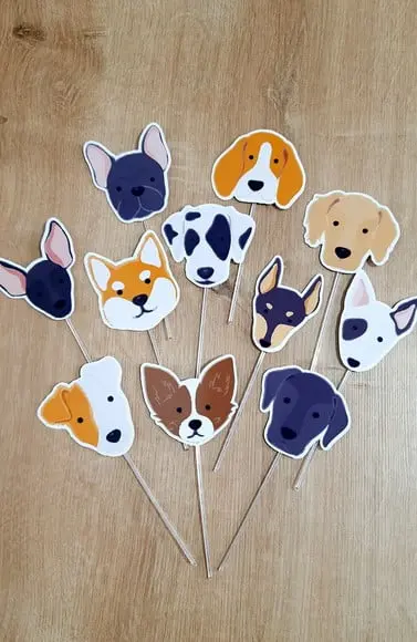 Topper - Cachorrinhos