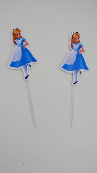 Topper Alice no País das Maravilhas