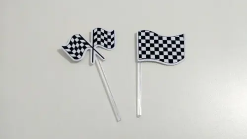 Topper Bandeira Corrida