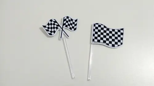Topper Bandeira Corrida