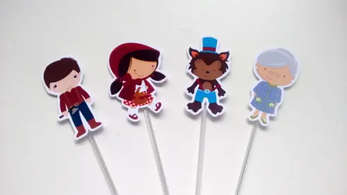 Topper Chapéuzinho Vermelho