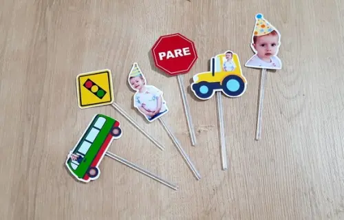 Topper Meios de Transporte (personalizado)