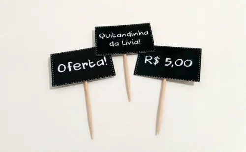 Topper Plaquinha de Feira - Quitandinha