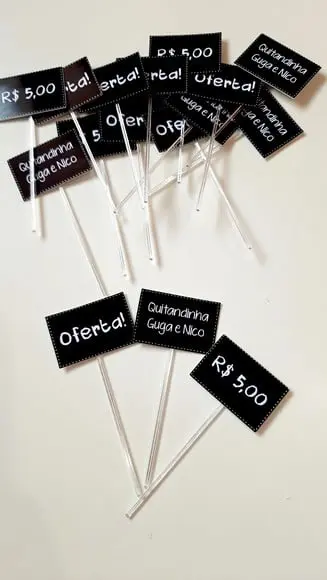 Topper Plaquinha de Feira - Quitandinha