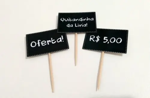 Topper Plaquinha de Feira - Quitandinha