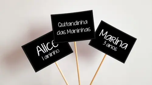 Topper Quitandinha para Centro de Mesa