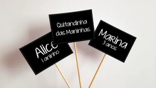 Topper Quitandinha para Centro de Mesa