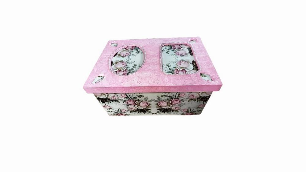 Caixa-presente Multiuso Rosas Vintage