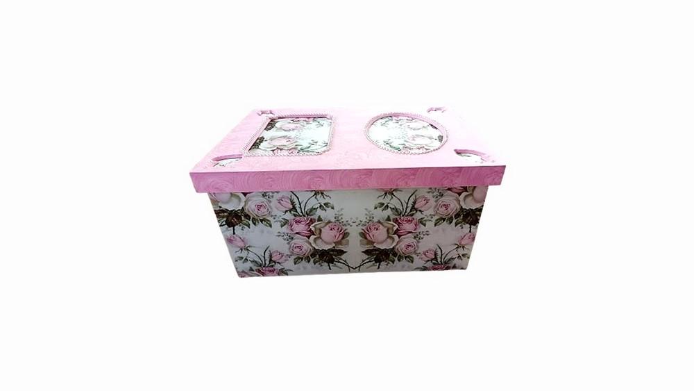Caixa-presente Multiuso Rosas Vintage
