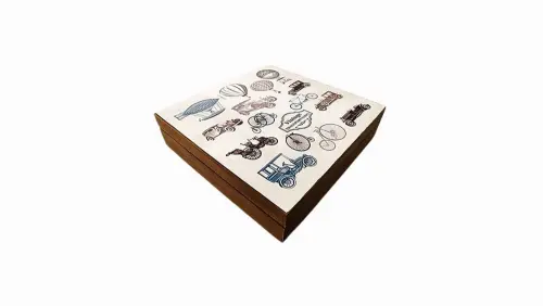 Porta-livro ou Agenda  Vintage Transportations (com porta-canet