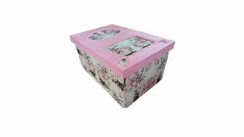 Caixa-presente Multiuso Rosas Vintage