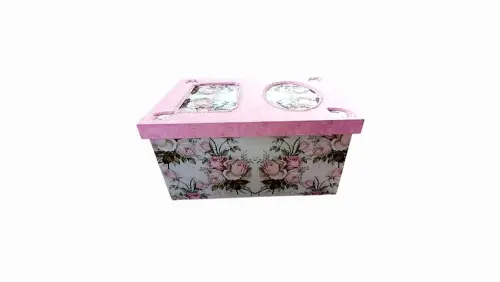 Caixa-presente Multiuso Rosas Vintage