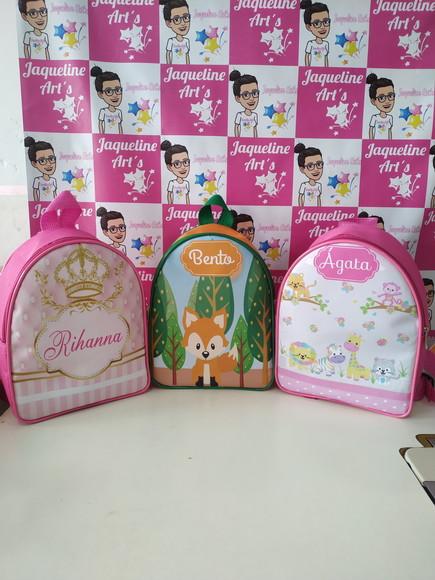 Mochilinha personalizada